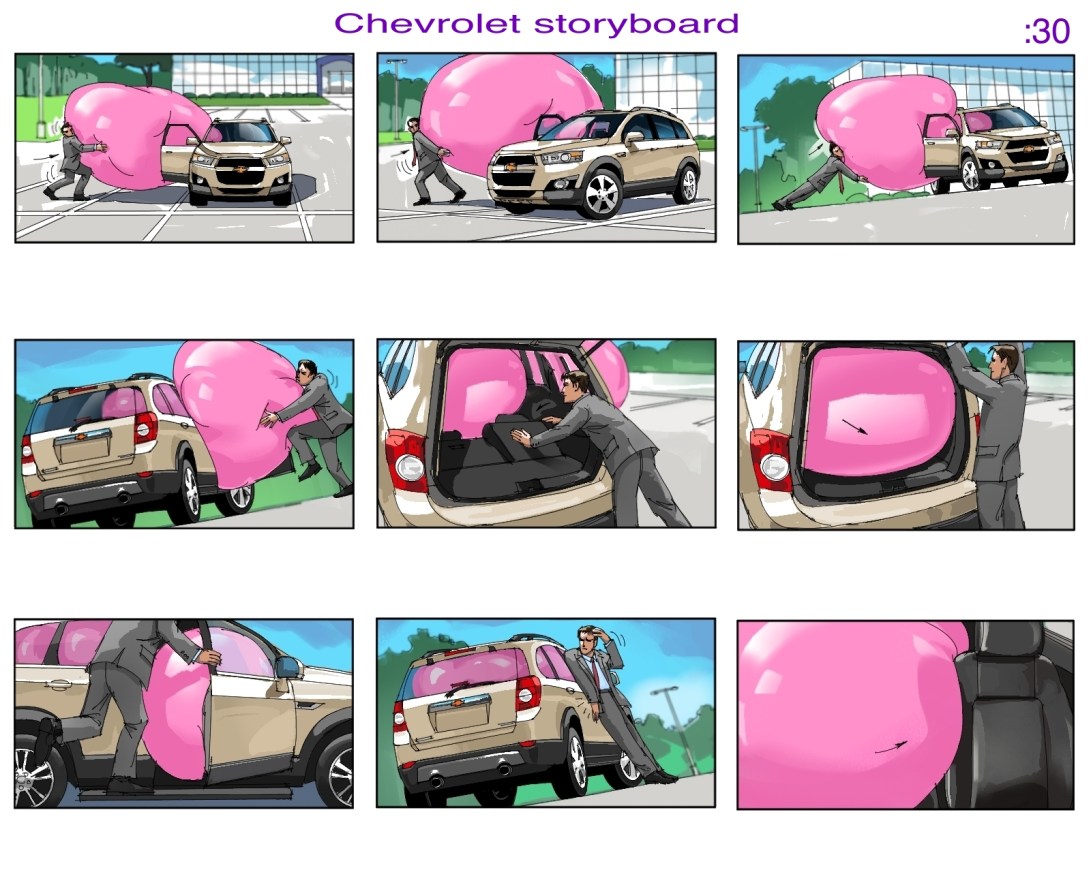 chevrolet storyboard