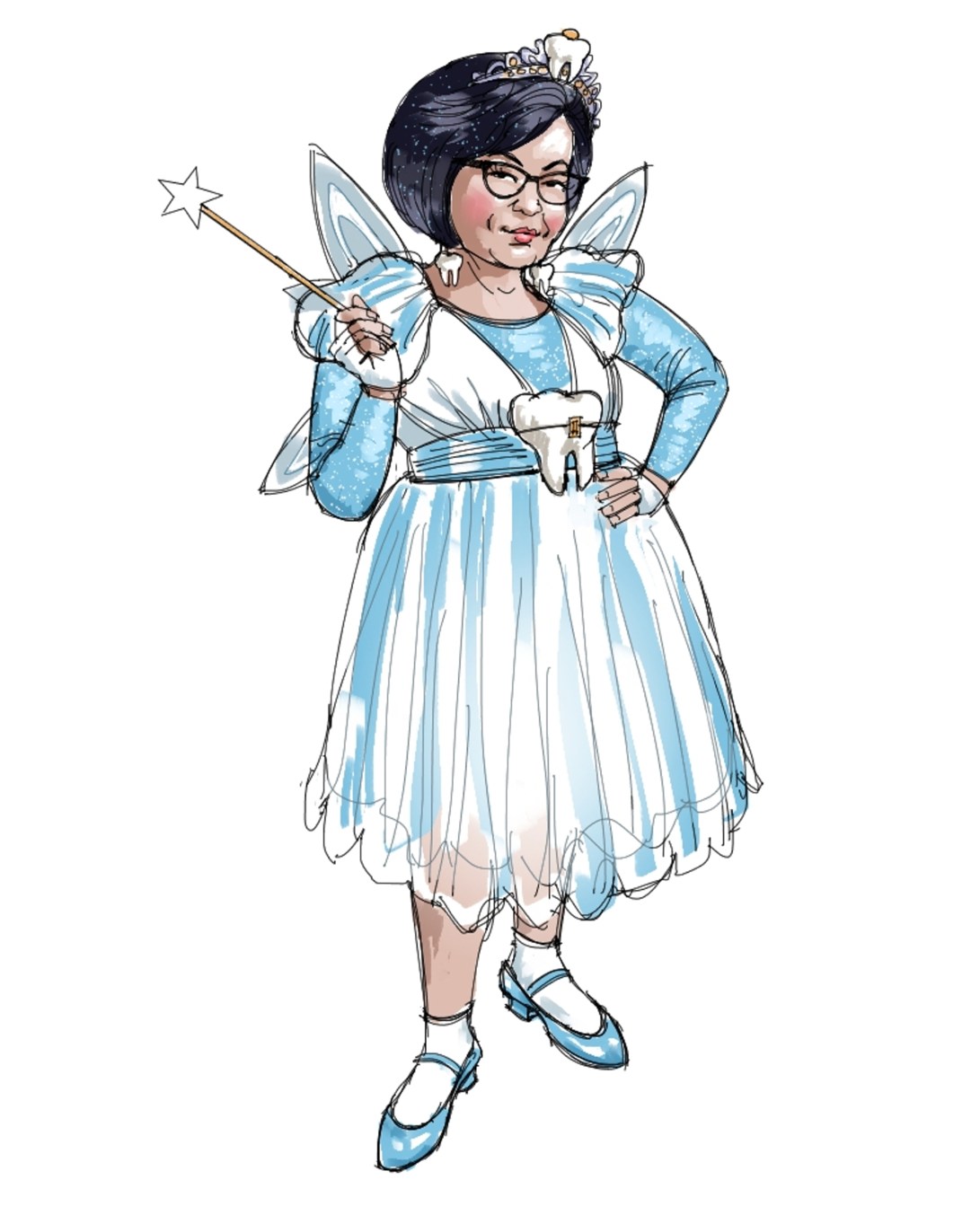 tooth fairy humor concept