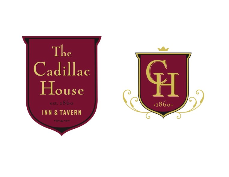 Logo, Cadillac house, design